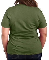 Hybrid Apparel Plus Short-Sleeve Graphic Country Music Tee