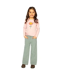Deux par Toddler Girl Long Sleeve Organic Cotton T-Shirt