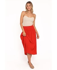 Petal and Pup Women's High-Waisted A-Line Mattea Maxi Skirt