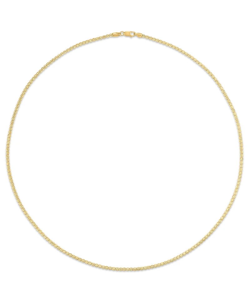 Macy's Ice Chain Necklace in 10k Yellow Gold