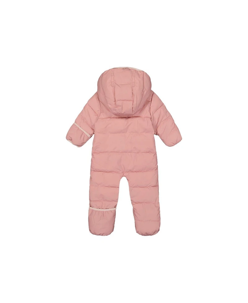Deux par Baby Girls ( 3M to 24M ) Cloud One Piece Snowsuit Adapted for Car Seats Pale Dusty