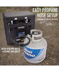 Hike Crew Gas Camping Oven, Csa Approved 2-Burner Stove & Camp Oven with Bag, Igniter