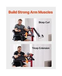 Sevorley 2-in-1 Preacher Curl and Tricep Extension Machine for Home Gym