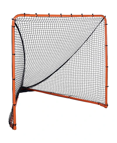 Sevorley Portable Lacrosse Goal, 6' x 6' Steel Frame Training Net, Foldable Backyard Practice Goal