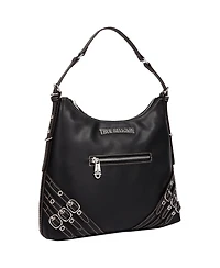 True Religion Women's Triple Straps Large Pu Hobo Bag