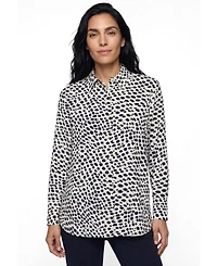 Olsen Women's Pebble Print Shirt
