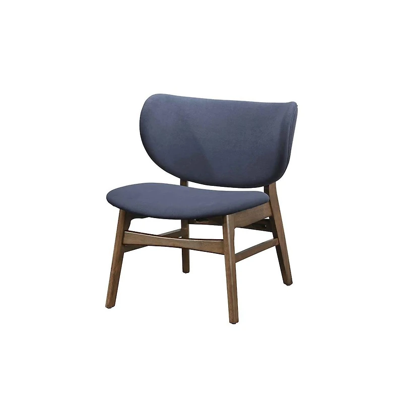New Classic Furniture Adler Wood and Fabric Lounge Chair