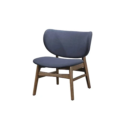 New Classic Furniture Adler Wood and Fabric Lounge Chair