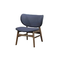 New Classic Furniture Adler Wood and Fabric Lounge Chair