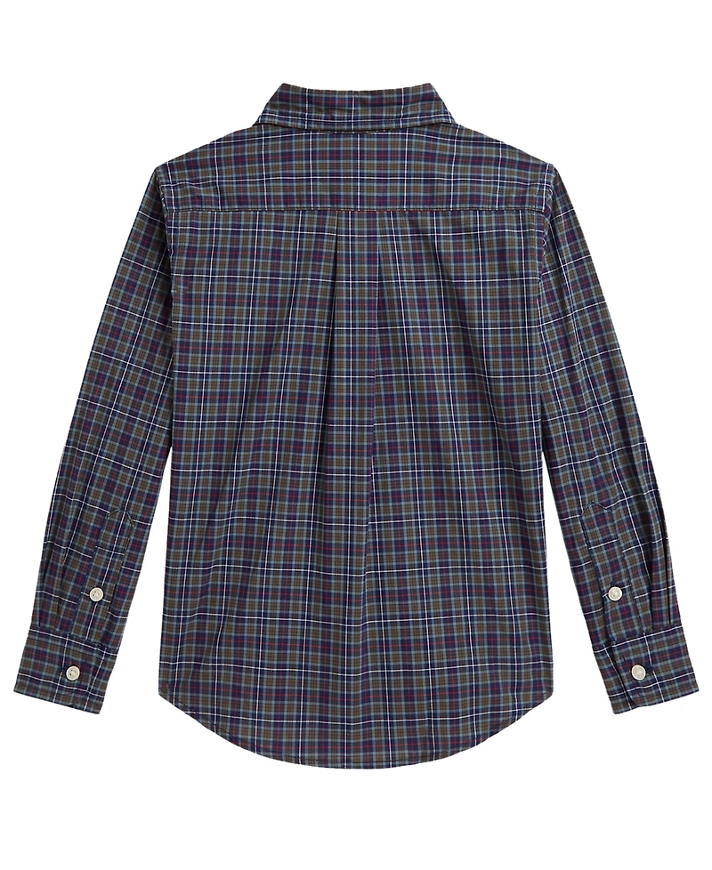Polo Ralph Lauren Boys' 2T-7 Plaid Cotton Poplin Shirt