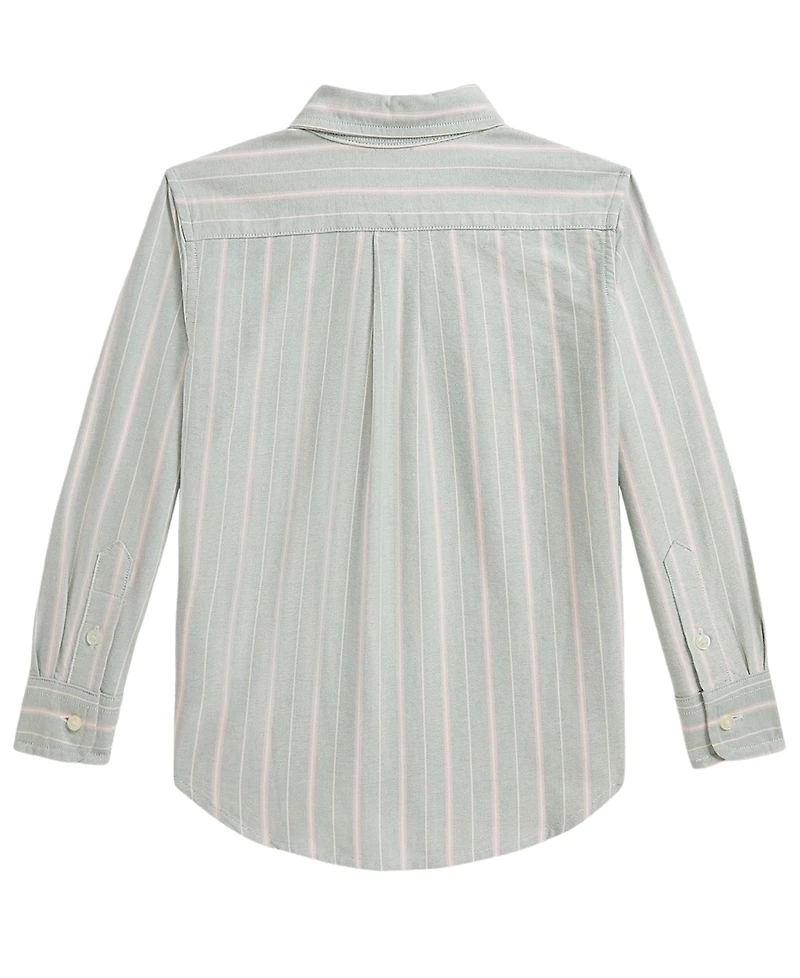 Polo Ralph Lauren Boys' 2T-7 Striped Oxford Shirt
