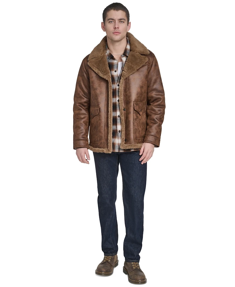 Levi's Men's Laydown Collar Classic-Fit Rancher Jacket