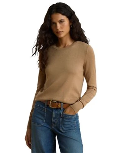 Lauren Ralph Lauren Womens Long Sleeve Crewneck Sweater