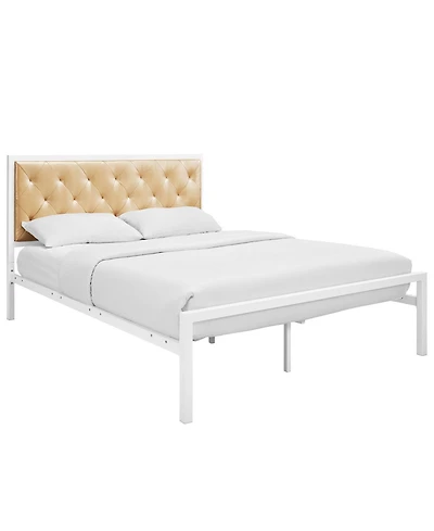 Modway Mia Vinyl Queen Bed