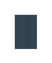 Boyel Living Standard Wall Cabinet 2 Door 3 Shelves, Ready to Assemble Kitchen Cabinet with Solid Wood Frame