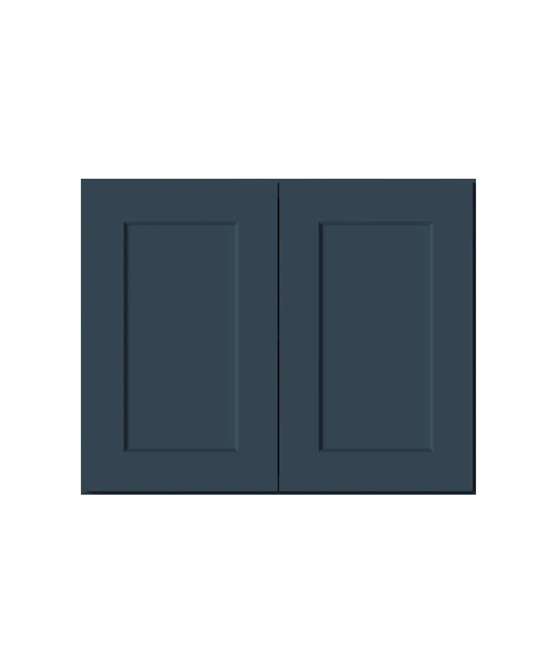 Boyel Living W30" Dove Wall Cabinet with Full Overlay Hdf Door for Custom Kitchen or Bathroom
