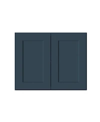 Boyel Living W30" Dove Wall Cabinet with Full Overlay Hdf Door for Custom Kitchen or Bathroom