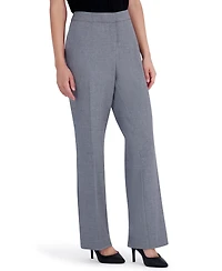 Kasper Women's Stretch Crepe Slim Leg Pant, Regular & Petite