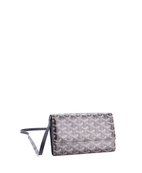 Pre-Owned Goyard Varenne Continental Wallet with Strap Coated Canvas