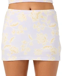 O'Neill Women's Alyssa Pull-On Floral Micro-Mini Skort