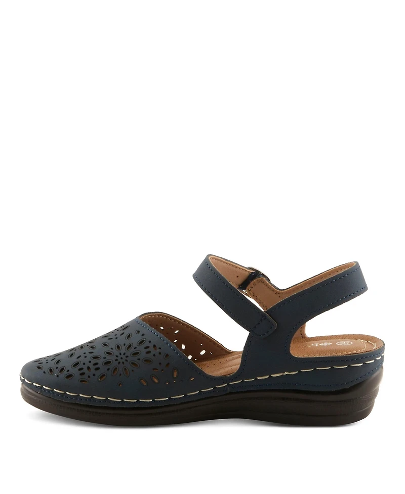 Patrizia Women's Wedge Sandal with Adjustable Strap