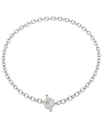 And Now This Cubic Zirconia Toggle Necklace