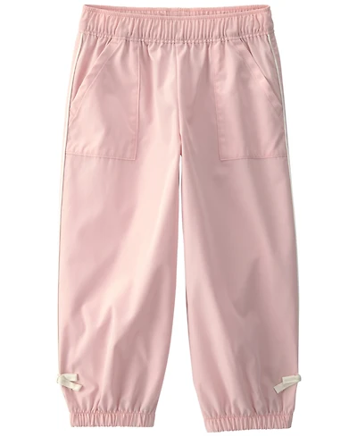 Carter's Toddler Girls' 2T-5T Bow-Cuff Poplin Jogger Pants