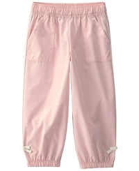 Carter's Toddler Girls' 2T-5T Bow-Cuff Poplin Jogger Pants