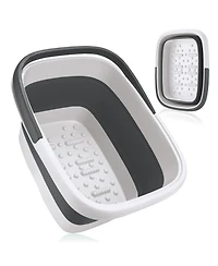 Piscifun Foldable Portable Foot Bath Tub with Massage Points Large Capacity Spa Soaking Bucket