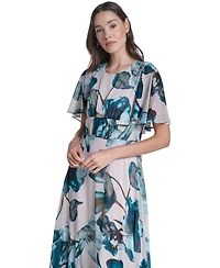 Calvin Klein Women's Crew Neck Midi Dress