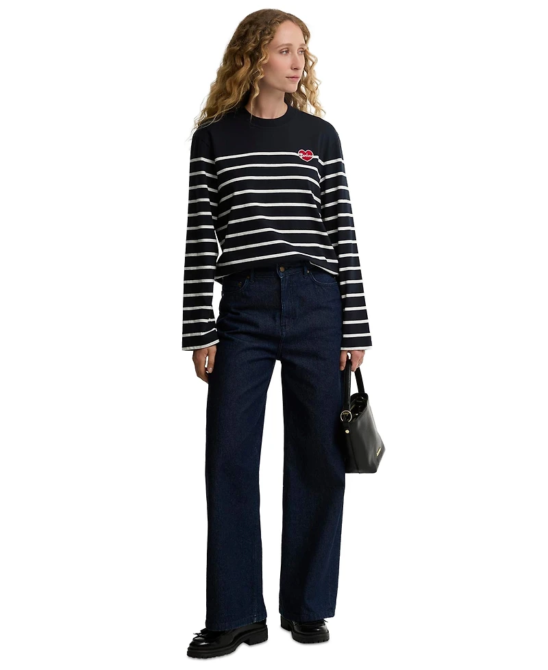 Barbour Women's Harling Striped Graphic Top