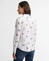 Barbour Women's Brambles Collared Neck Long-Sleeve Shirt