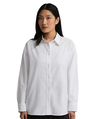 Barbour Women's Alverstone Oxford Long-Sleeve Shirt