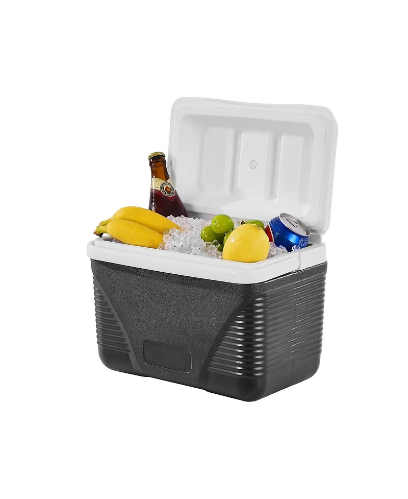 Sevorley Portable Hard Cooler, 8.5 qt, Holds 12 Cans, Insulated Ice Chest for Picnics