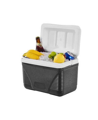 Sevorley Portable Hard Cooler, 8.5 qt, Holds 12 Cans, Insulated Ice Chest for Picnics