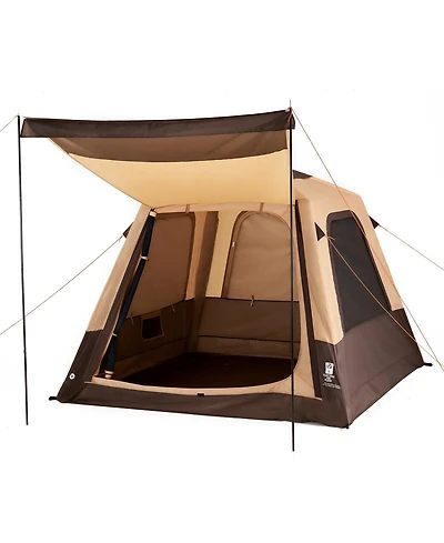 Sevorley 4-Person Inflatable Cabin Camping Tent with Rechargeable Pump