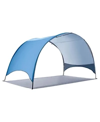 Sevorley 4-Person Beach Tent Sun Shelter with Upf 50 Plus Canopy