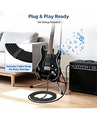 Double Braided Nylon Guitar Cable Gold Plated Connectors Balanced Audio Cord