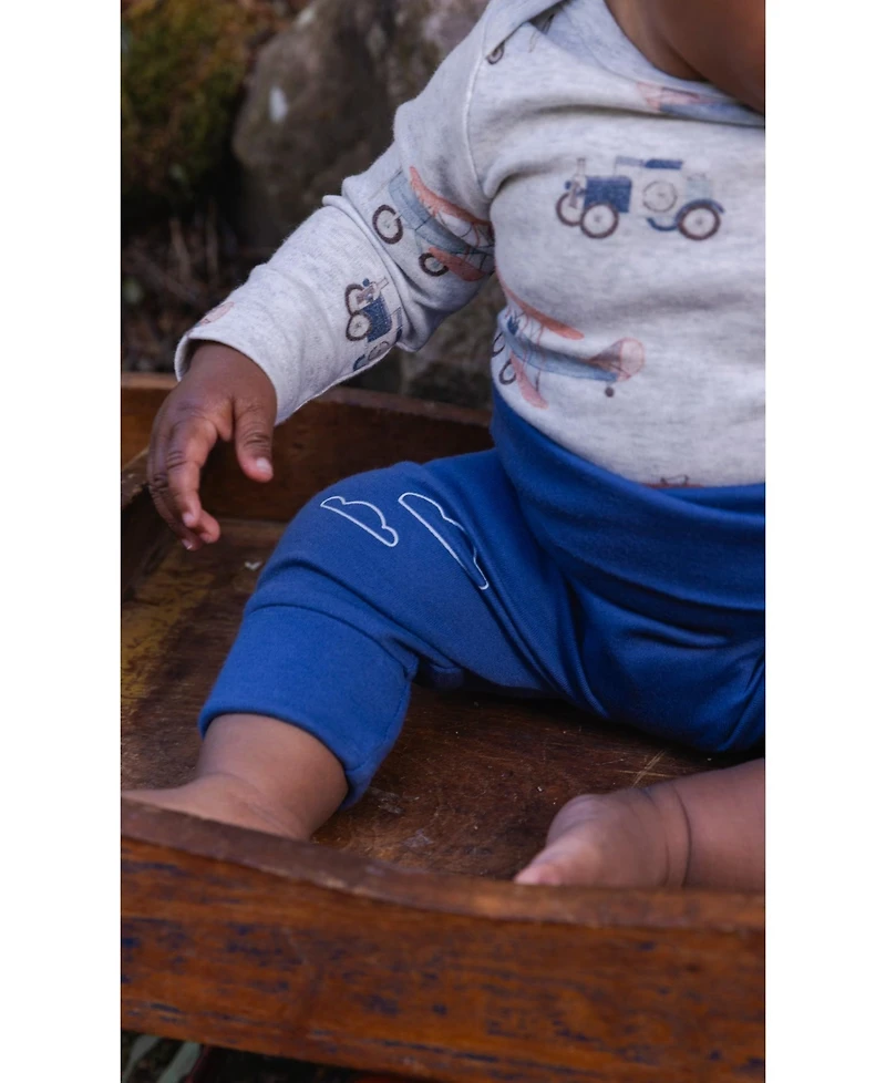 Deux par Baby Boys 3M- 24M Organic Cotton Evolutive Pants