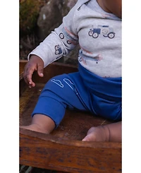 Deux par Baby Boys 3M- 24M Organic Cotton Evolutive Pants