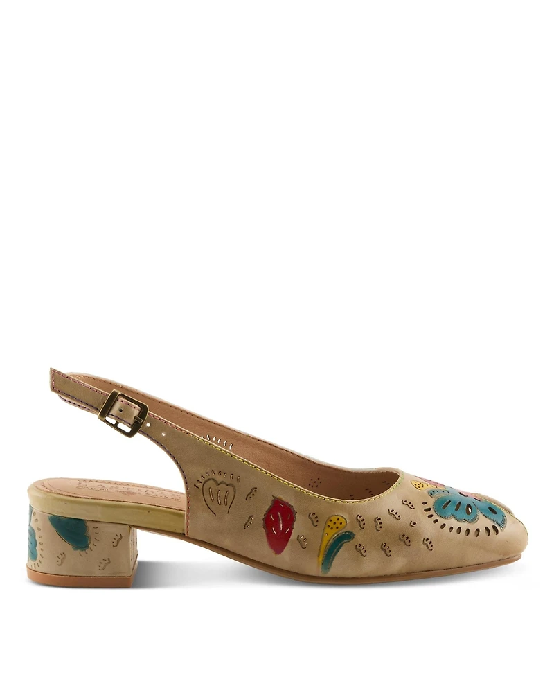 L'Artiste Women's Street Peep Peep-Toe Heel with Soft Lining