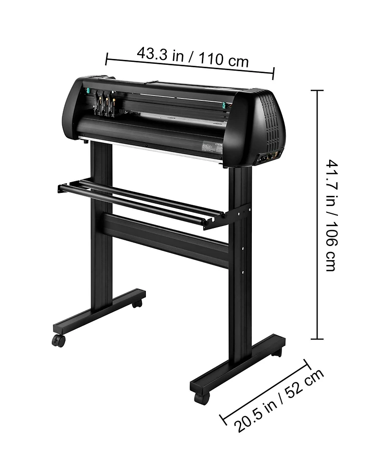 Sevorley 34 inch Bluetooth Vinyl Cutter Plotter with Stand and Craft Kit