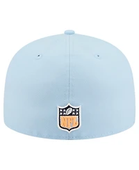 New Era Men's Coastal Blue England Patriots 59FIFTY Fitted Hat