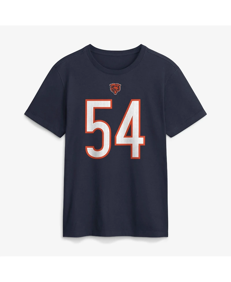 Nike Men's Brian Urlacher Navy Chicago Bears Retired Name Number T-Shirt