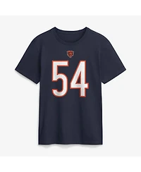 Nike Men's Brian Urlacher Navy Chicago Bears Retired Name Number T-Shirt
