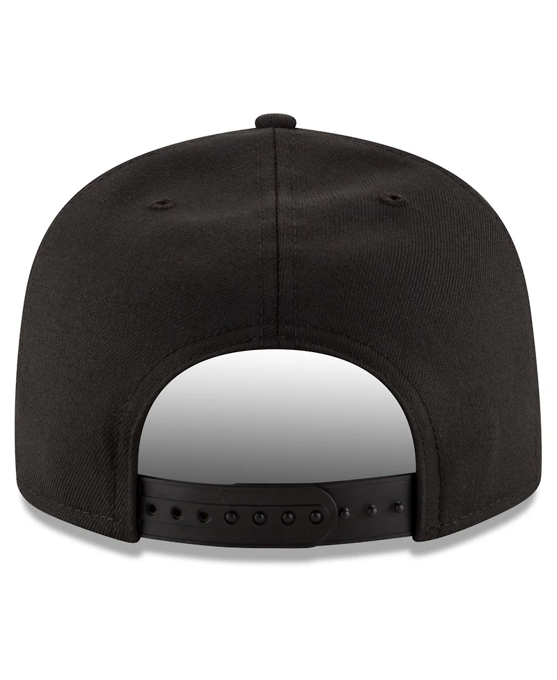New Era Men's Black Houston Rockets 9FIFTY Snapback Hat