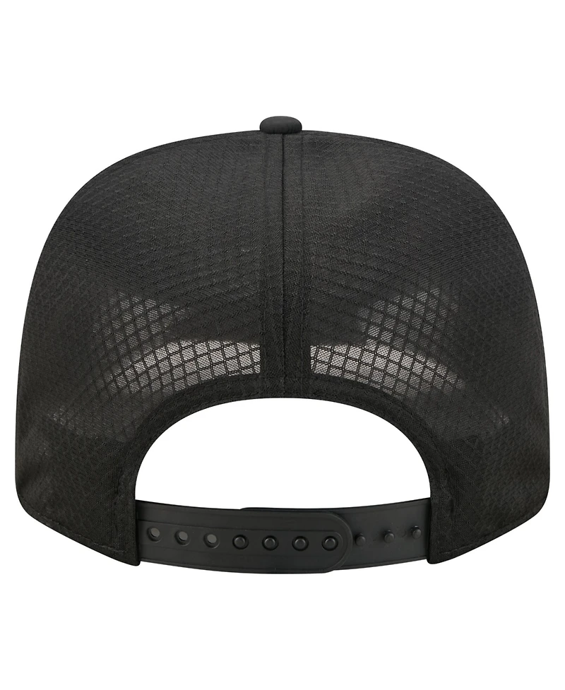 New Era Men's Black Philadelphia Eagles Micro Badge 9SEVENTY Adjustable Hat