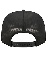 New Era Men's Black Philadelphia Eagles Micro Badge 9SEVENTY Adjustable Hat