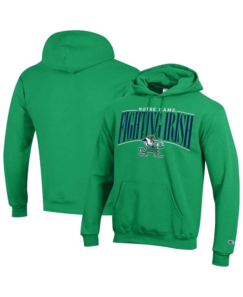 Champion Men's Green Notre Dame Fighting Irish Team Pride Powerblend Hoodie