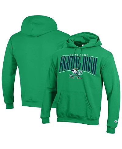Champion Men's Green Notre Dame Fighting Irish Team Pride Powerblend Hoodie